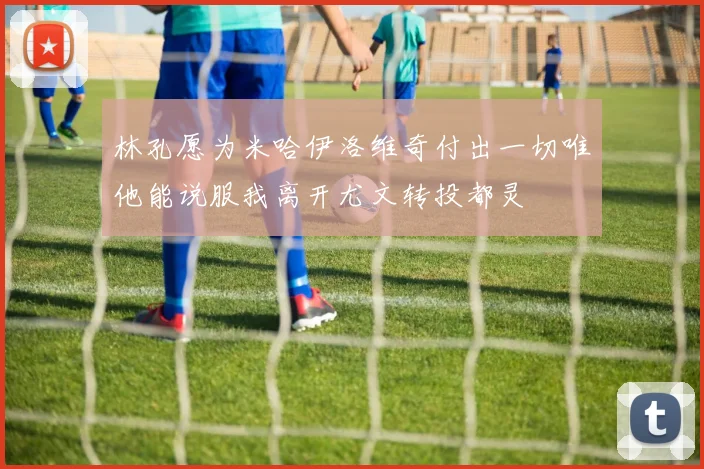 林孔愿为米哈伊洛维奇付出一切唯他能说服我离开尤文转投都灵